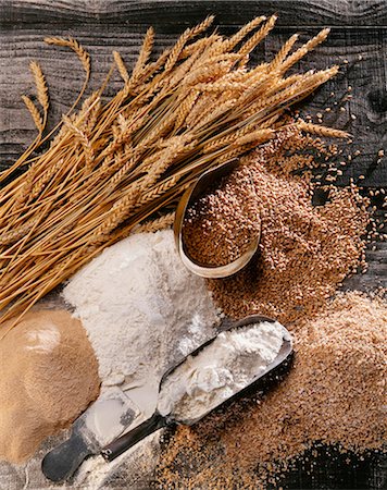 Wheat and flour Stock Photo - Premium Royalty-Free, Code: 652-03802299
