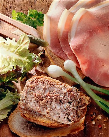 simsearch:652-03801126,k - Assorted cooked pork meats Stock Photo - Premium Royalty-Free, Code: 652-03802315