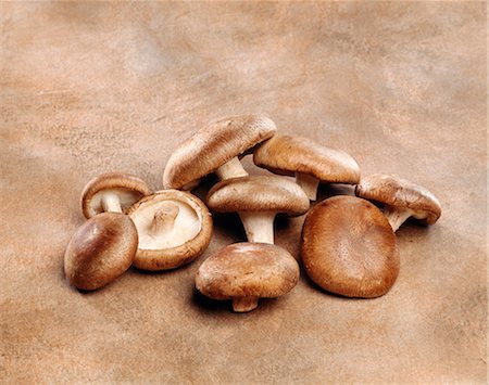 shiitake - Shiitakes Foto de stock - Sin royalties Premium, Código: 652-03802317