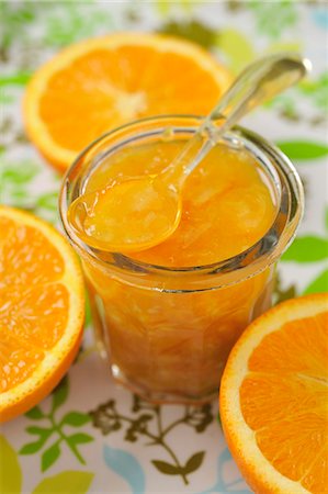 Orange marmelade Stock Photo - Premium Royalty-Free, Code: 652-03803933