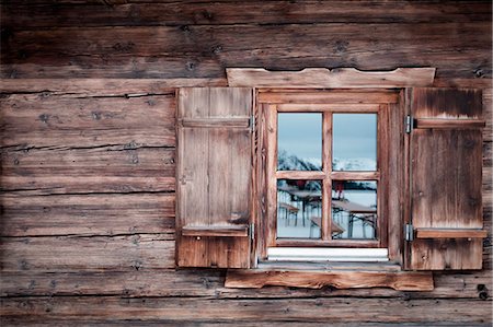 Log Cabin Shutters Stock Photos Page 1 Masterfile