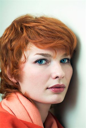 Short Hair Redhead Women Blue Eyes Stock Photos Page 1 Masterfile