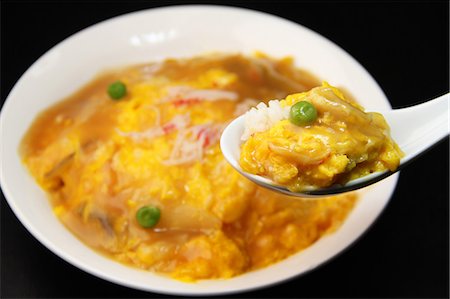 simsearch:669-07161792,k - Tenshinhan (Crabmeat omelet bowl) Foto de stock - Sin royalties Premium, Código: 669-07161784
