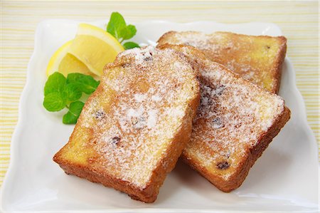 pain grillé - French toast Photographie de stock - Premium Libres de Droits, Code: 669-07162010