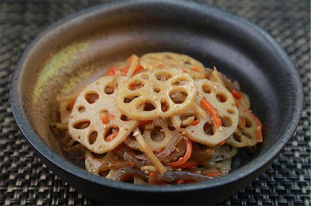 simsearch:669-07161792,k - Sauteed lotus root Foto de stock - Sin royalties Premium, Código: 669-08172982