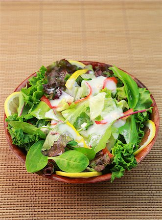 simsearch:669-07161743,k - Caesar salad Foto de stock - Sin royalties Premium, Código: 669-08220736