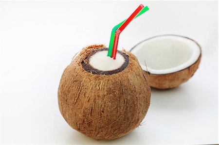 Coconut juice Stock Photo - Premium Royalty-Free, Code: 669-08352407