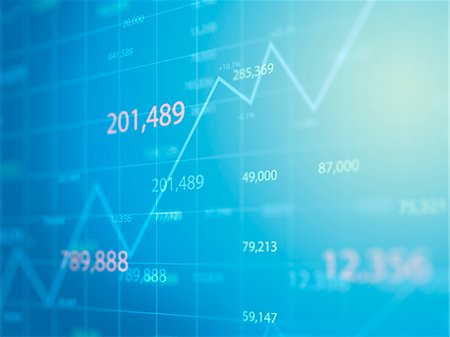 progrès - Financial chart Photographie de stock - Premium Libres de Droits, Code: 669-09146118