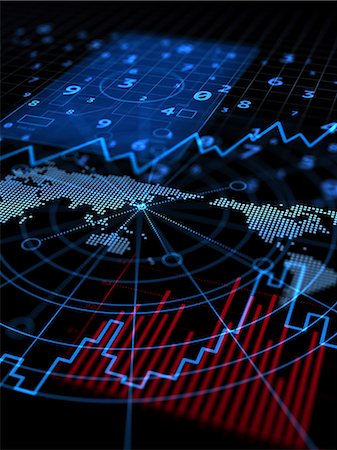 Analysis World Financial Condition Stock Photo - Premium Royalty-Free, Code: 669-09146162