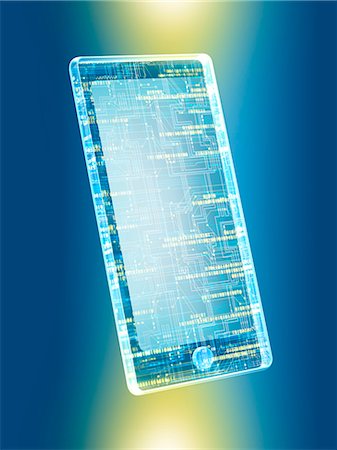 personal organizer - Circuit Design Smart Phone Stock Photo - Premium Royalty-Free, Code: 669-09146269