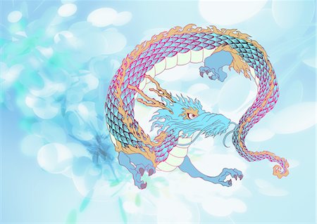 dragón - Dragon Foto de stock - Sin royalties Premium, Código: 670-05652824