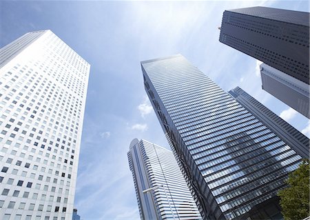 rascacielos - Office buildings Foto de stock - Sin royalties Premium, Código: 670-06450413
