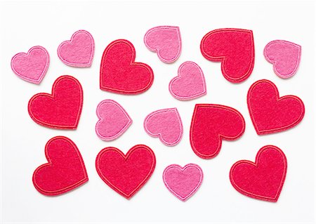 sewing pattern - Hearts Stock Photo - Premium Royalty-Free, Code: 670-06450571