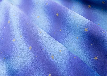 drapé (étoffe) - Tissu motif étoile Photographie de stock - Premium Libres de Droits, Code: 670-06450586