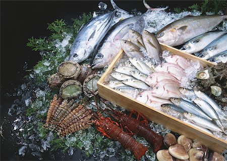 simsearch:670-02108042,k - Produits de la pêche Photographie de stock - Premium Libres de Droits, Code: 670-02108133