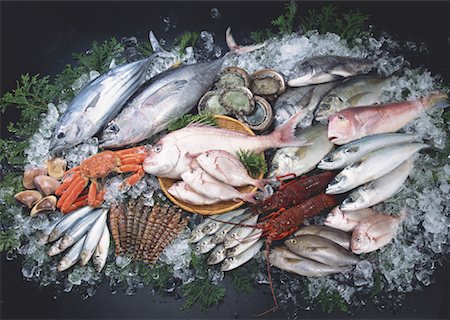simsearch:670-02109950,k - Produits de la pêche Photographie de stock - Premium Libres de Droits, Code: 670-02108141