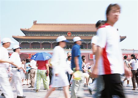 plaza de tiananmen - The Gate of Heavenly Peace Foto de stock - Sin royalties Premium, Código: 670-02119567