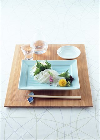 simsearch:670-03709723,k - Arranged squid sashimi Foto de stock - Sin royalties Premium, Código: 670-02110051