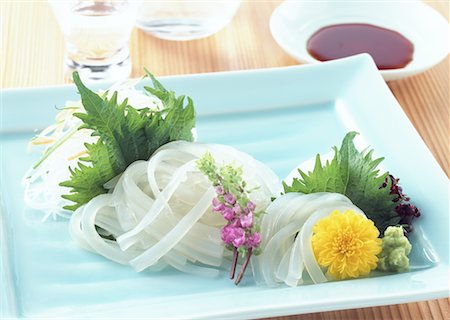 simsearch:670-03709723,k - Arranged squid sashimi Foto de stock - Sin royalties Premium, Código: 670-02110052