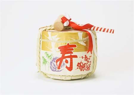 Sake barrel Stock Photo - Premium Royalty-Free, Code: 670-02310491