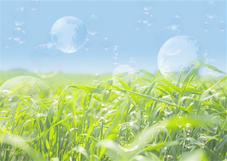 ecology - Globe and glassland Stock Photo - Premium Royalty-Free, Code: 670-02310723