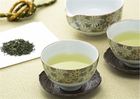 Green tea Foto de stock - Sin royalties Premium, Código: 670-02967024