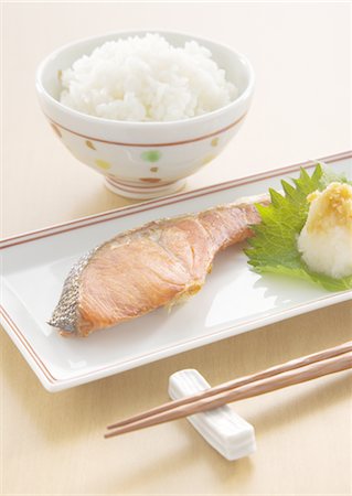Grilled salmon Stock Photo - Premium Royalty-Free, Code: 670-03709200