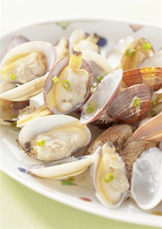 simsearch:670-03709723,k - Sake steamed clams Foto de stock - Sin royalties Premium, Código: 670-03709301