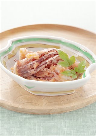 simsearch:670-03709696,k - Squid tossed with seasoned cod roe Foto de stock - Sin royalties Premium, Código: 670-03709310