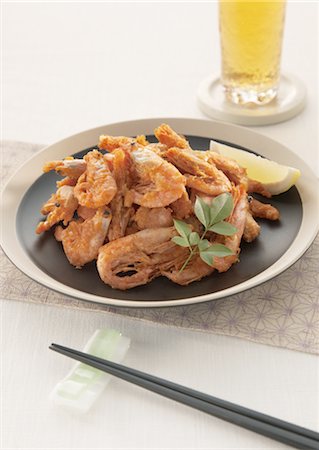 simsearch:670-03709252,k - Fried shrimps Foto de stock - Sin royalties Premium, Código: 670-03709460