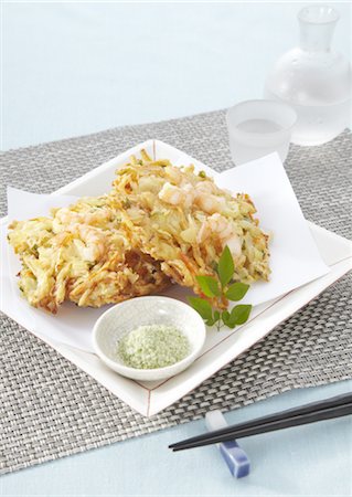 simsearch:670-03709252,k - Mixed vegetable and seafood tempura Foto de stock - Sin royalties Premium, Código: 670-03709674