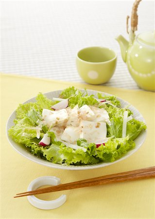 Salade de tofu Photographie de stock - Premium Libres de Droits, Code: 670-03709677