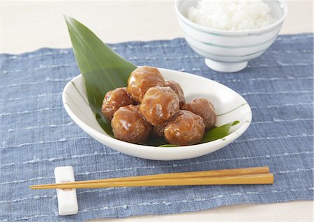 palillo (oriental) - Meatballs Foto de stock - Sin royalties Premium, Código: 670-03709701