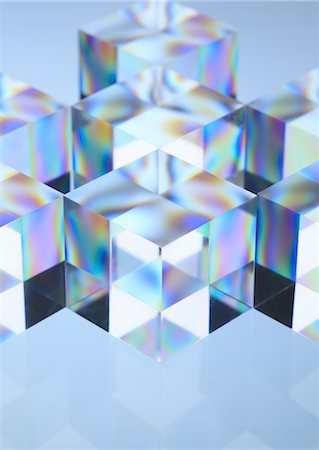 Acrylic Cubes Foto de stock - Sin royalties Premium, Código: 670-03734275