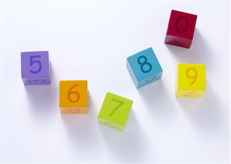 Blocs de numéros Photographie de stock - Premium Libres de Droits, Code: 670-03886355