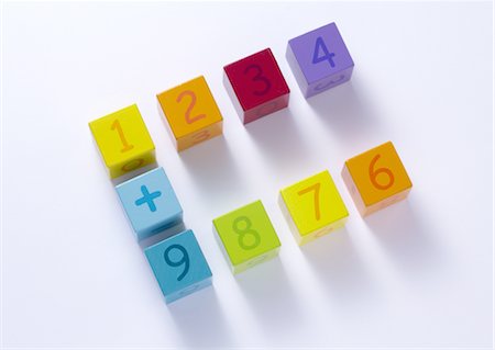 seis (número) - Number blocks Foto de stock - Sin royalties Premium, Código: 670-03886356