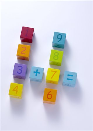 seis (número) - Number blocks Foto de stock - Sin royalties Premium, Código: 670-03886357