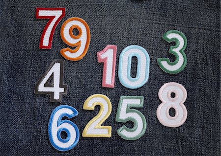 primero - Number appliques Foto de stock - Sin royalties Premium, Código: 670-03886410