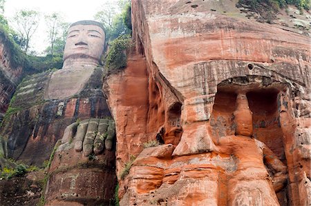simsearch:673-08139284,k - Leshan giant Buddha, Sichuan province, China Stockbilder - Premium RF Lizenzfrei, Bildnummer: 673-08139293