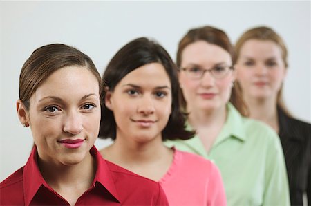 simsearch:673-02137713,k - Four young businesswomen. Stock Photo - Premium Royalty-Free, Code: 673-02137702