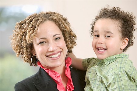 simsearch:673-02138552,k - Portrait of a mother and her young son. Stock Photo - Premium Royalty-Free, Code: 673-02138017