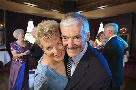 Senior couples on the dance floor. Stock Photo - Premium Royalty-Free, Code: 673-02138471