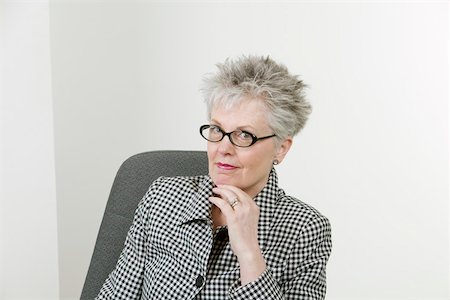 dissatisfied - Portrait of disapproving businesswoman Stock Photo - Premium Royalty-Free, Code: 673-02140471