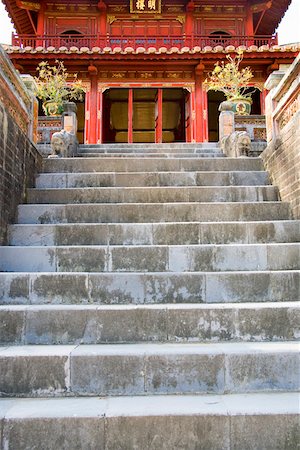 simsearch:673-02140712,k - Steps outside Vietnamese imperial tombs Stock Photo - Premium Royalty-Free, Code: 673-02140698