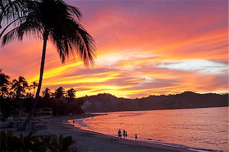 mexico beaches sunset