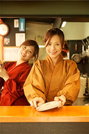 simsearch:685-02938851,k - Young women working in restaurant kitchen Stock Photo - Premium Royalty-Free, Code: 685-02938856