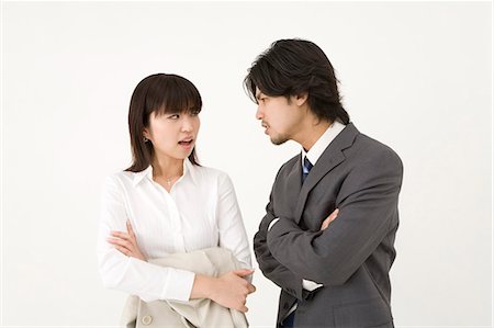 Two business people arguing Stock Photo - Premium Royalty-Free, Code: 685-02939458