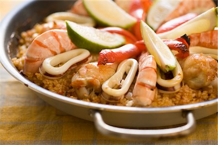 rice pan - Paella Stock Photo - Premium Royalty-Free, Code: 685-03081898