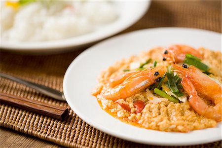 Thai shrimp curry Foto de stock - Sin royalties Premium, Código: 685-03081906