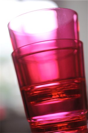 Two red glasses Stock Photo - Premium Royalty-Free, Code: 689-05610518